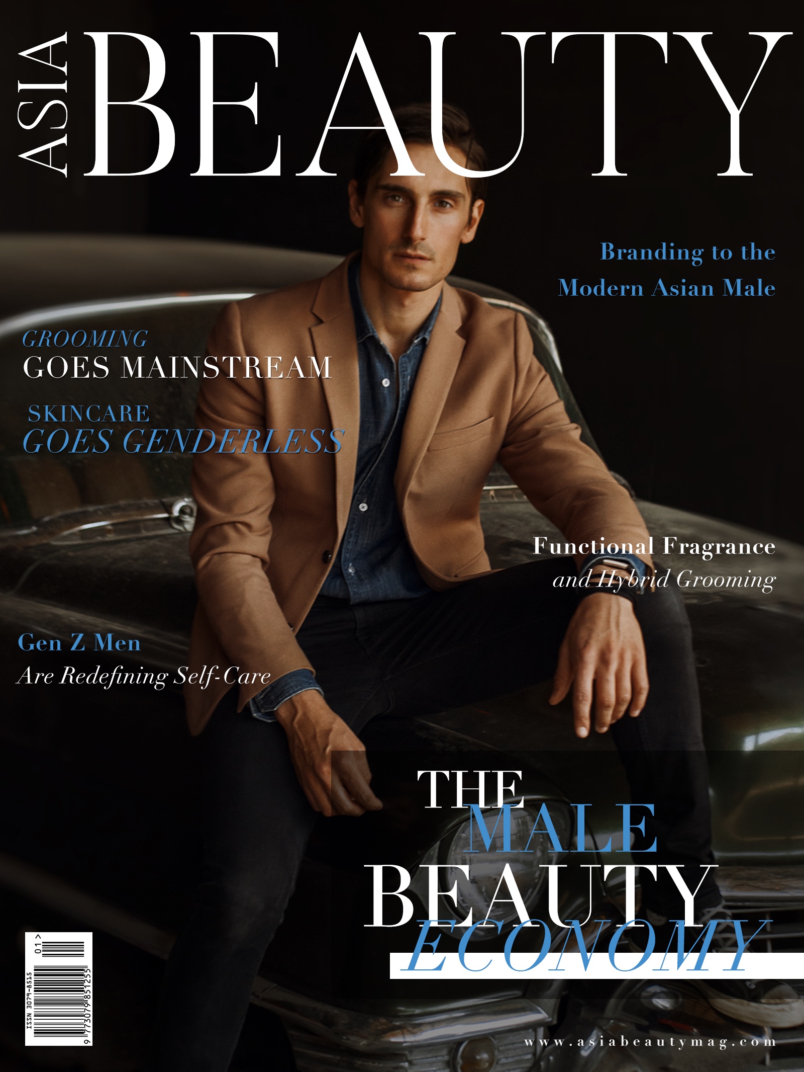 Asia Beauty Issue 01 cover: The Male Beauty Economy