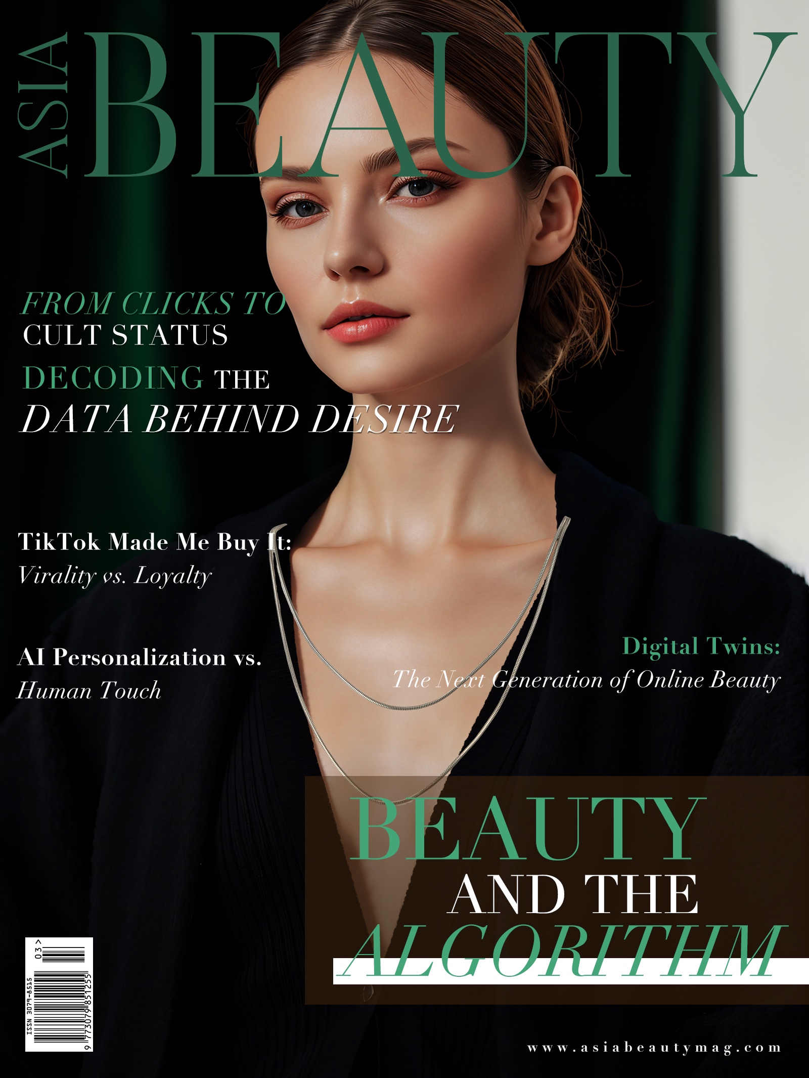 Asia Beauty Issue 03 alternate cover: Beauty and the Algorithm