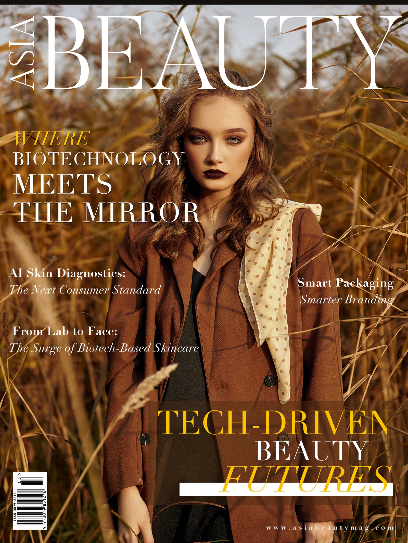 Asia Beauty Issue 03 cover: Tech-Driven Beauty Futures