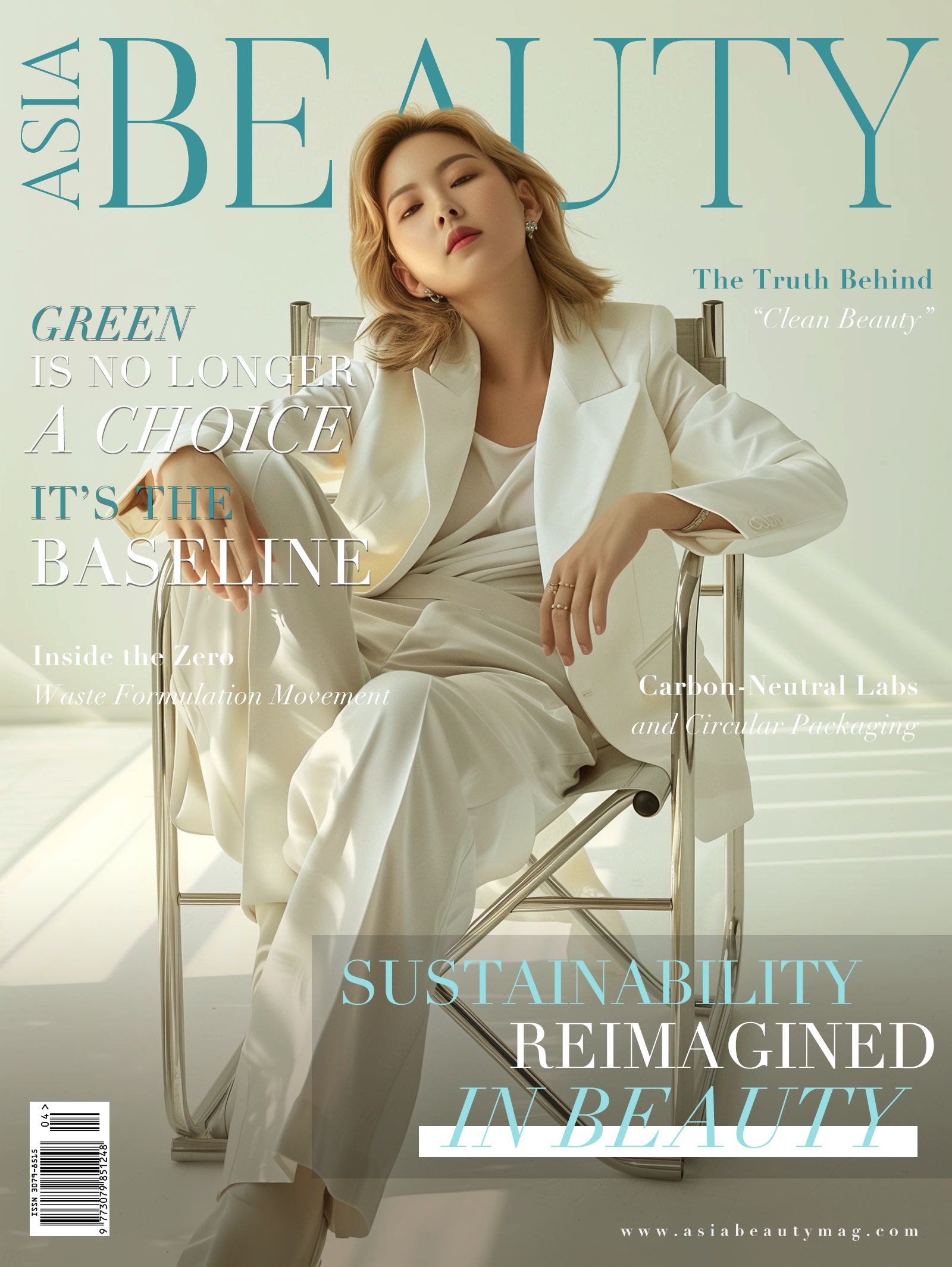 Asia Beauty Issue 04 cover: Sustainability Reimagined in Beauty